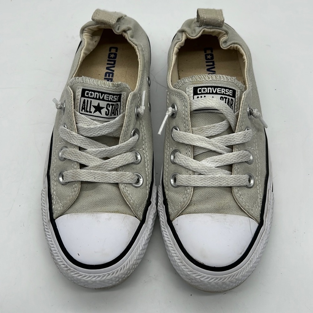 Converse Beige All Star Low Top Slip One Sneakers size 6